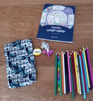Mädchen Malset: Mandala, Stifte, Mäppli, Spitzer,Gummi