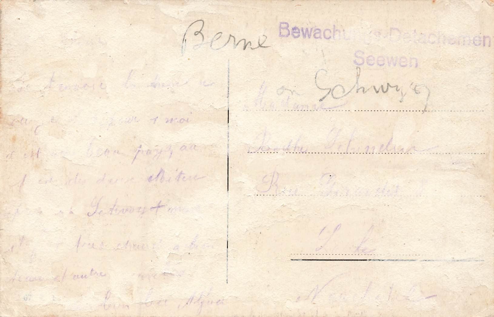 Ansichtskarten: Ibach -  Kantonnement – Gebraucht aus Schwyz von Seffi56 1