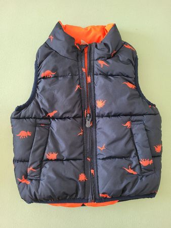 Gap Gilet, Gr. 98, Dinosauriermuster, Top Zustand