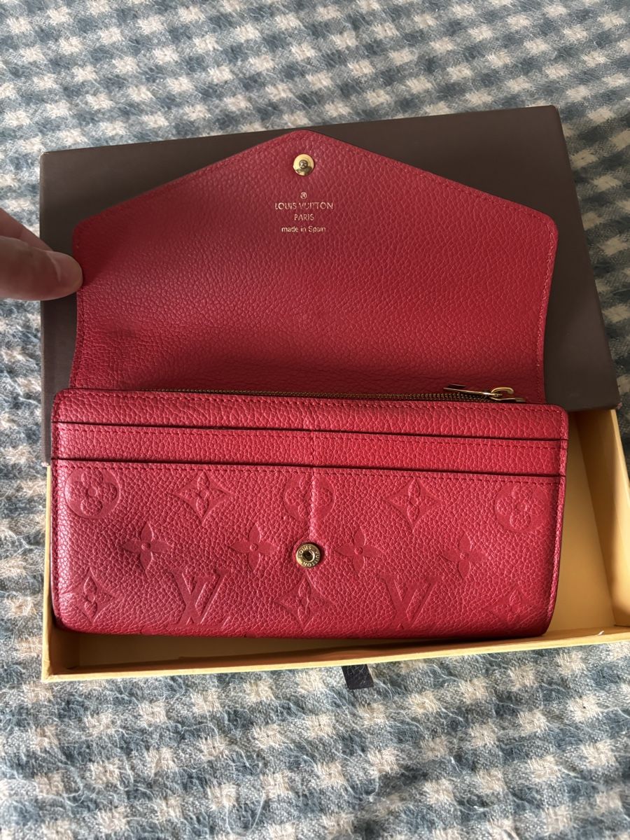 Louis Vuitton Portamonete: LOUIS VUITTON Portefeuille Sarah Emp – Usato da Buttes venduto da ButtA15 2