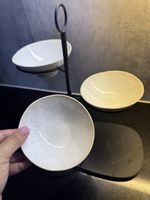 3ER SCHALEN-SET MIT STÄNDER