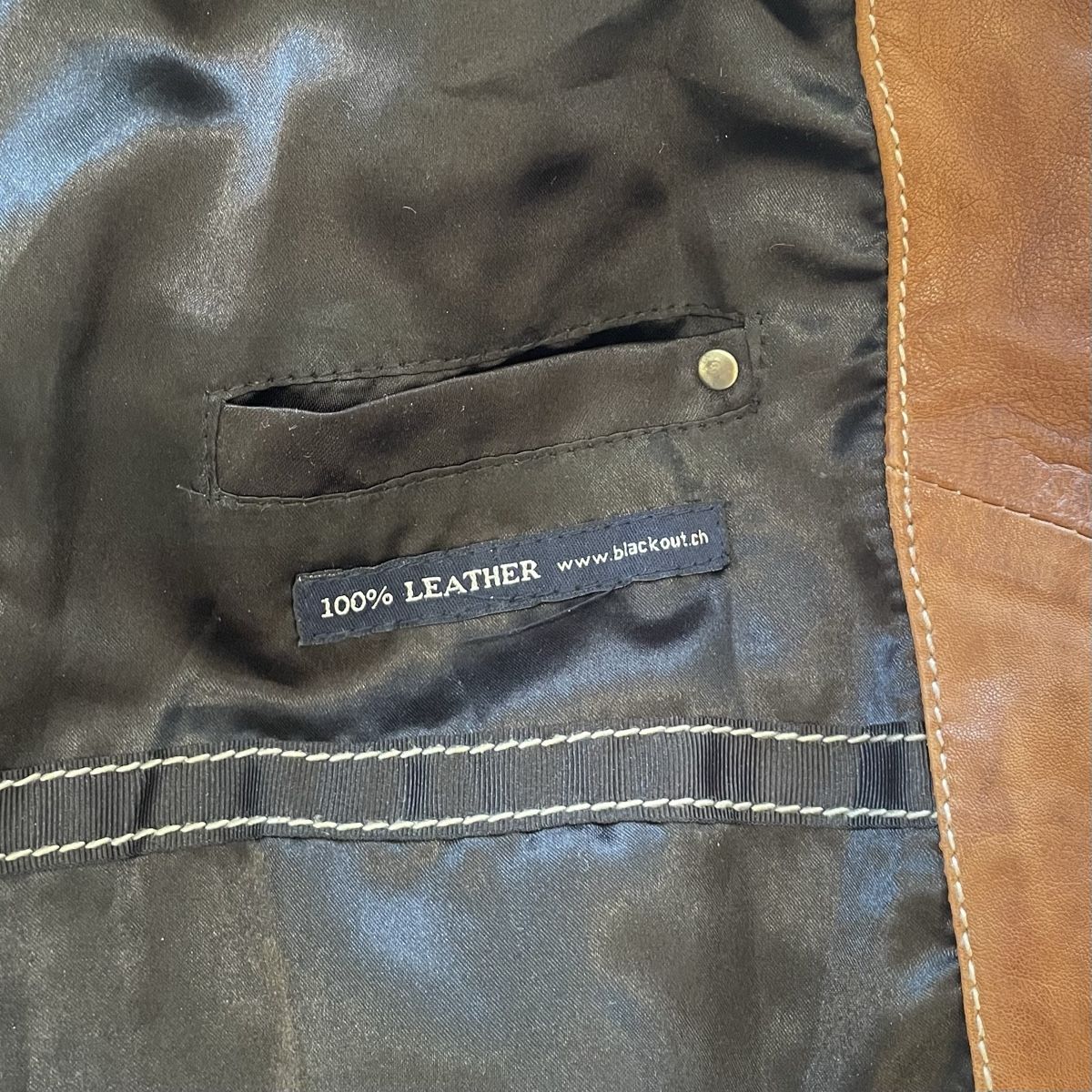 Massimo Dutti Giacche: Braune Leder Jacke – Usato da Wabern venduto da alestae 3