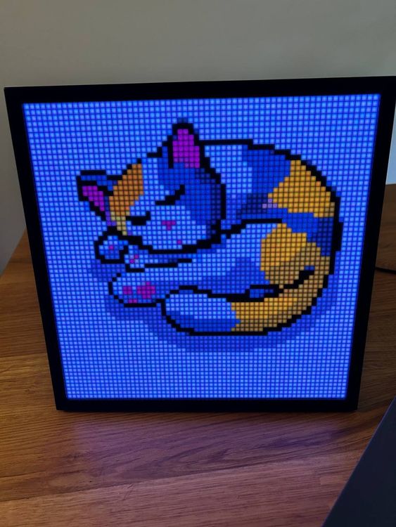 Divoom Pixoo – Cadre Photo Numérique Pixel Art Avec écran LED 40,6 X 40 X 406 Cm Controle Par Application Cadre Danimation Cool Muralbureau Pour Salle De Jeu Et Table De Chevet Noir
