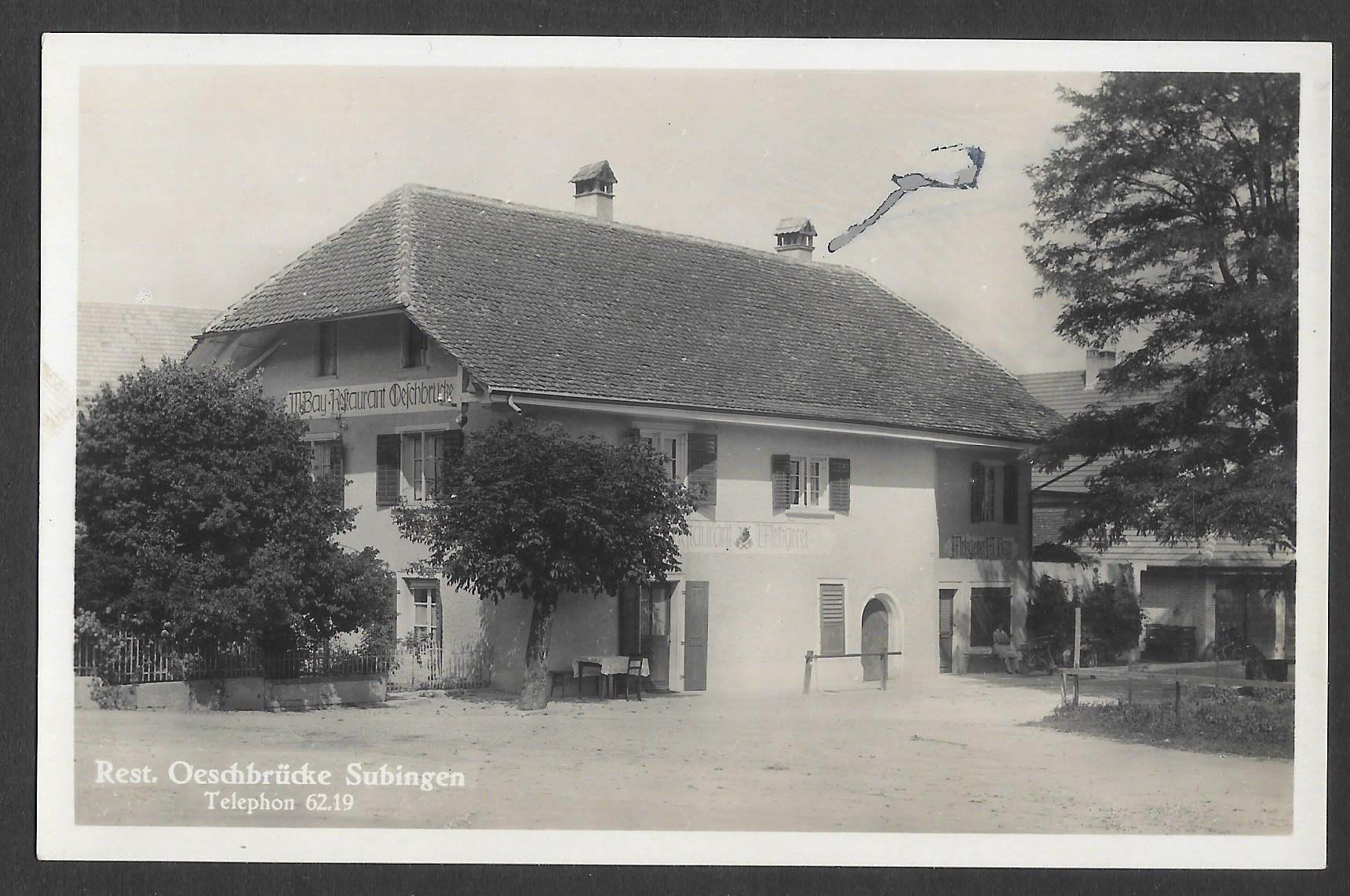 Cartoline postali: Subingen Restaurant Oeschbrücke – Usato da Olten venduto da clotaldi