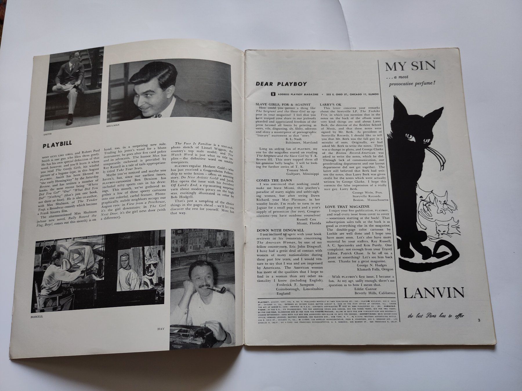 Revues & Magazines: Playboy Magazin August 1957 – D'occasion à Schaffhausen par RolfMeister 1