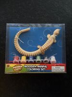 Holzechse zum Bemalen | Wooden Animal Coloring Set NEU & OVP