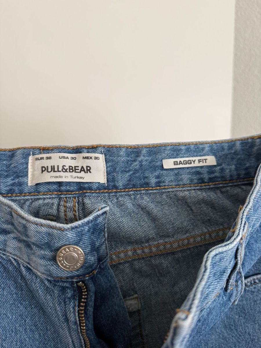 Pull&Bear Jeans: Pull&Bear Baggy Jeans, Gr. 36, Hellblau, Top Zustand! – Nuovo (secondo la descrizione) da Dintikon venduto da 2ndhandcloset 1