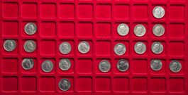 5 Rappen, 20 Stück ab 1939 bis 1974