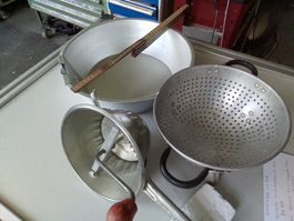 Milchabrahmbecken Löchersieb Passevite Küchengeräte
