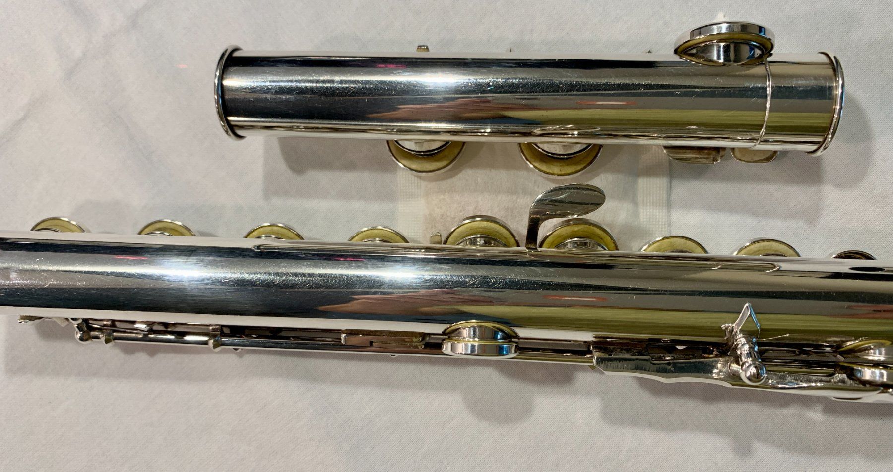 Strumenti musicali: Querflöte Pearl NS-97 mit Silberkopf – Usato da Brugg AG venduto da Beaver41 5