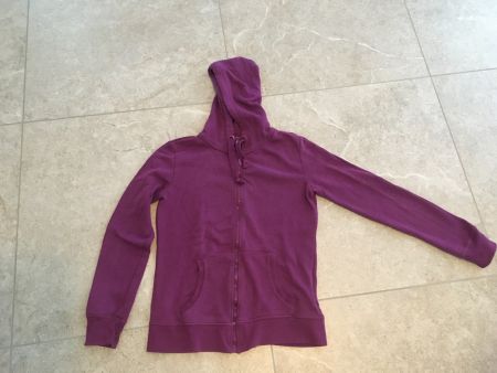 Damen Kapuzenpullover Gr. M, Lila, Colours of the World