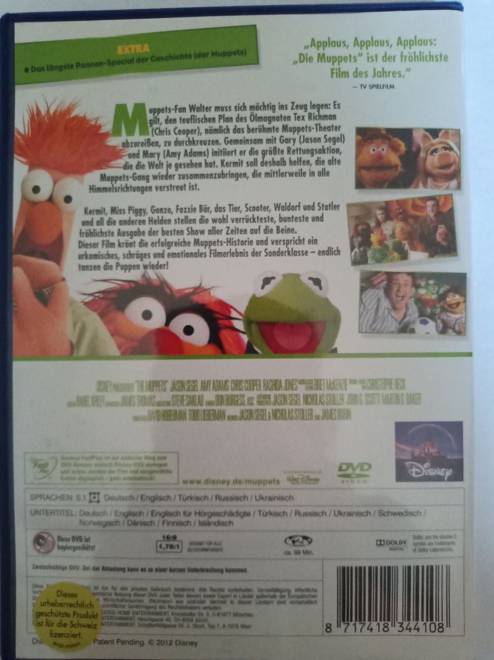 Tutti i DVDs: Die Muppets - DVD – Usato da Tann venduto da Veebee6 1