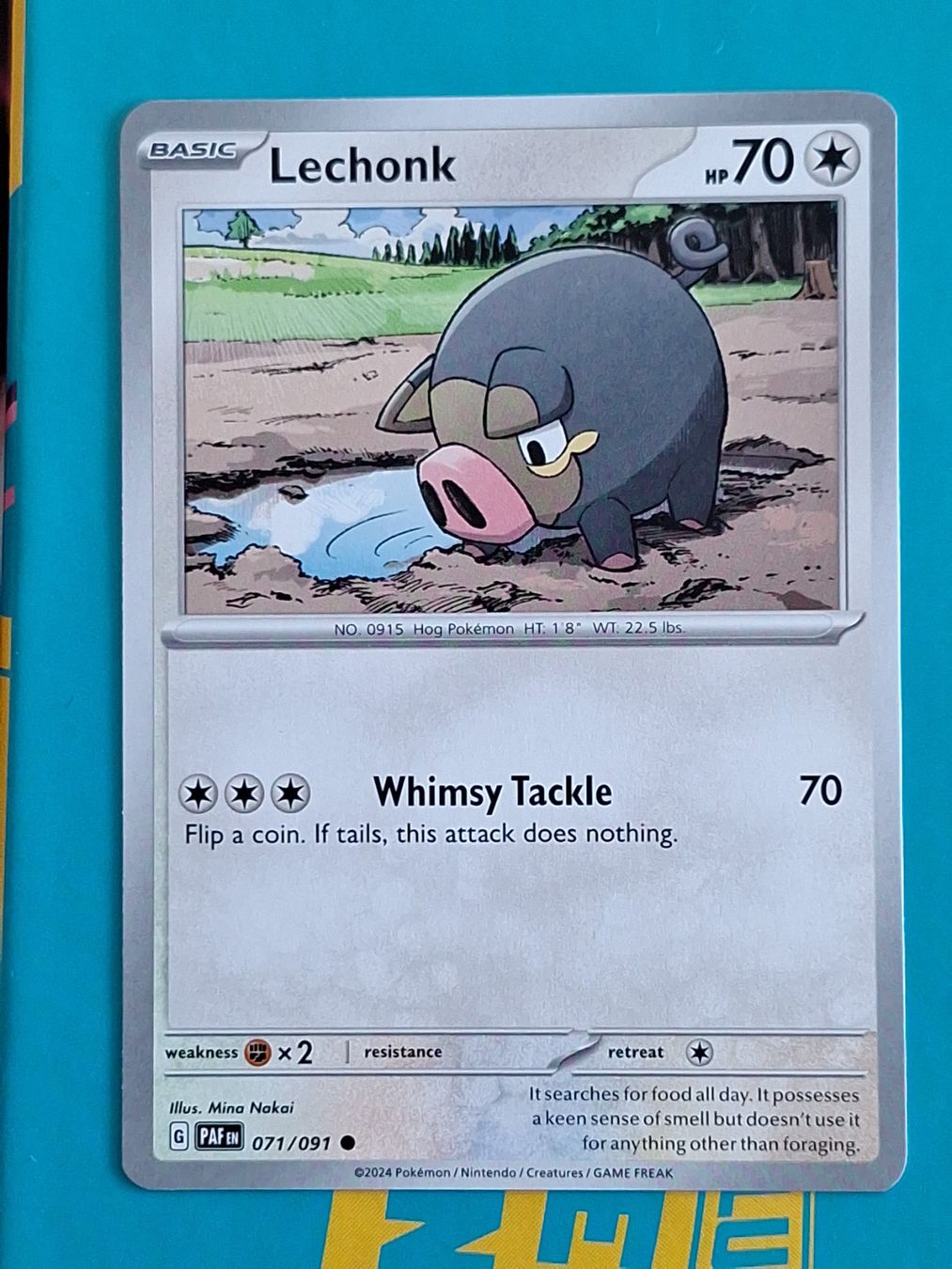 Pokémon Sammelbilder & Trading cards: Lechonk - Pokemon Paldean Fates – Gebraucht aus Altstätten SG von GGsGameshop
