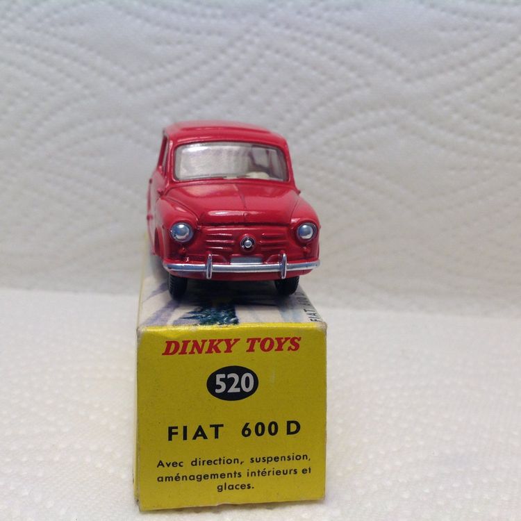 Dinky Toys 520 Fiat 600 - Miniature Voiture Collection France (occasion)