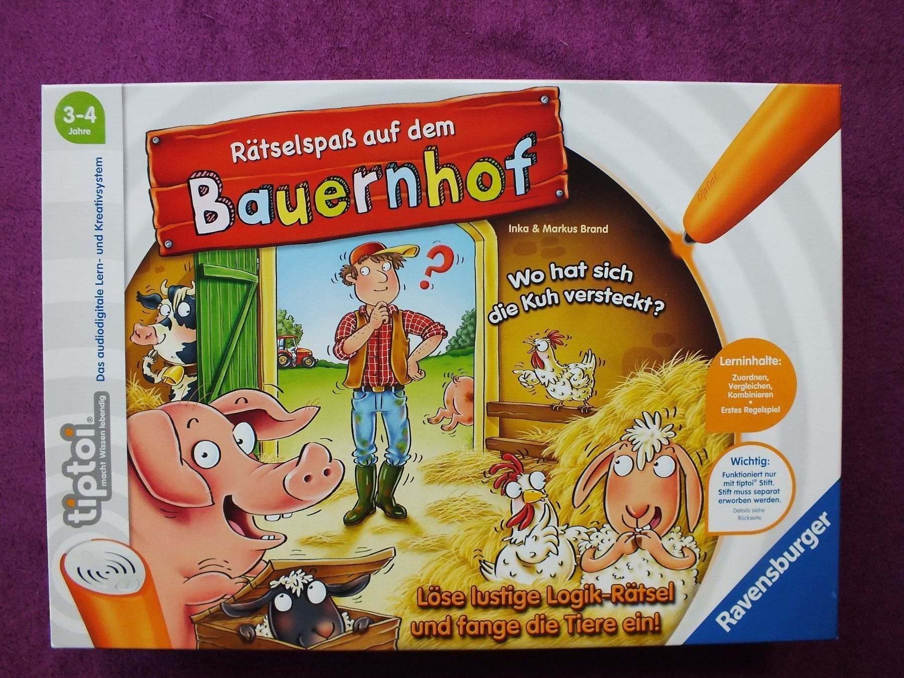 Ravensburger Giochi: tiptoi Rätselspaß auf dem Bauernhof – Usato da Müllheim Dorf venduto da Seeeule01