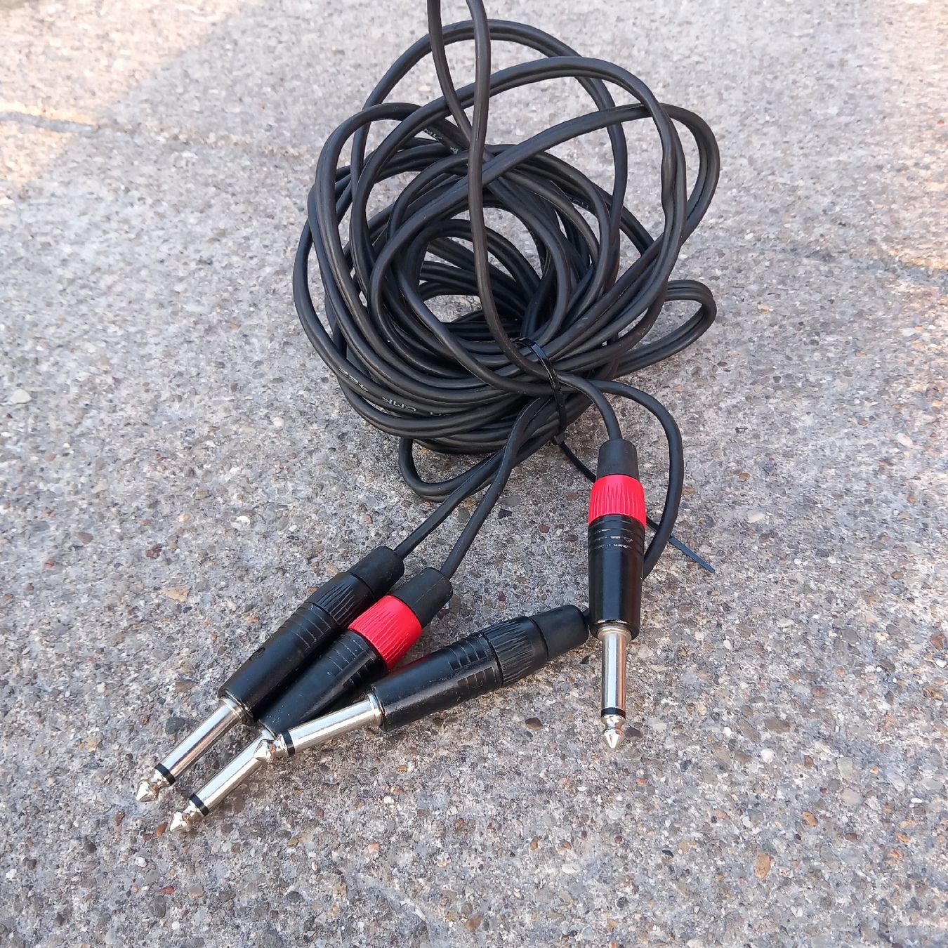 Cavi: 6.3 mm Klinkenkabel / Audiokabel 2x 5m – Usato da Ebnat-Kappel venduto da blazzi 2