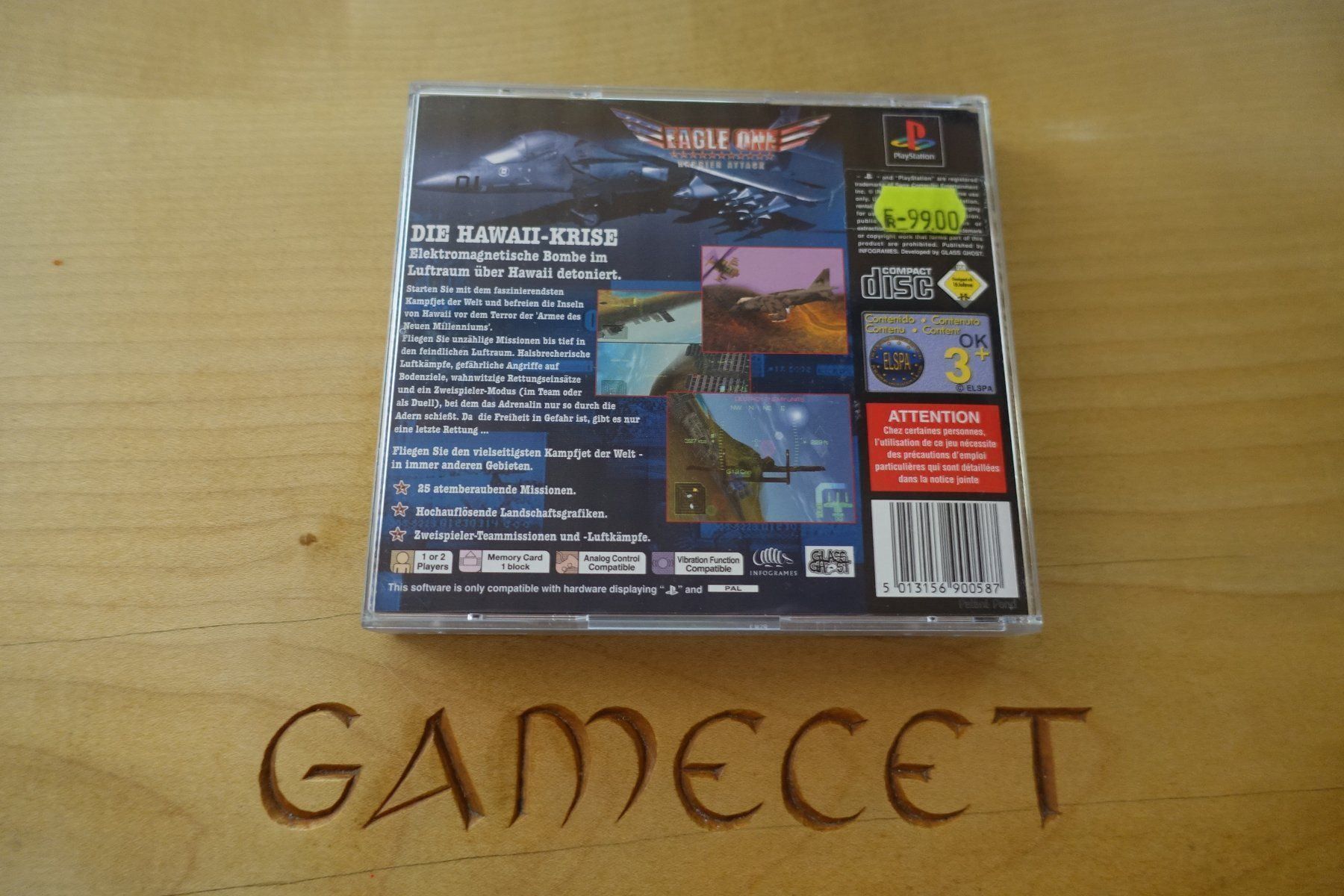 Sony Spiele: Eagle One: Harrier Attack – Gebraucht aus Steinach von Gamecet 2