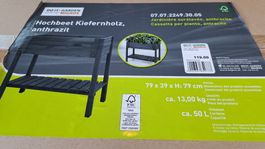 Hochbeet Do it + Garden Kiefernholz anthrazit neu