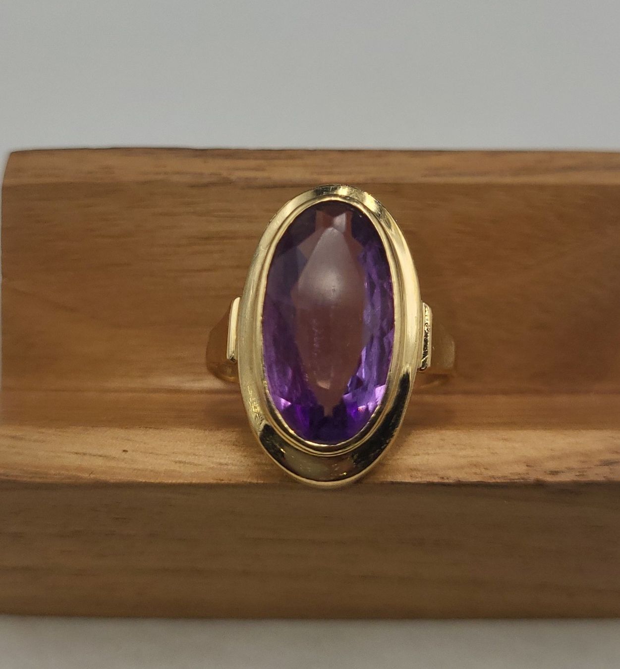 Anelli: 18 Karat 750 Gold Ring Mit Amethyst – Usato da Wald ZH venduto da Dasilver 4