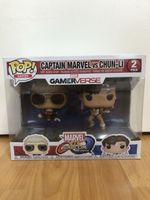 Funko POP Marvel vs Capcom Captain Marcel vs Chun Li