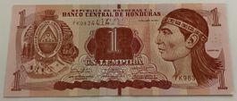 Honduras 1 Lempira Neuwertig 2014