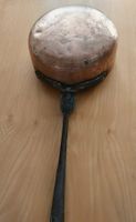 Kupferpfanne, alt und gebraucht, 18 cm Ø