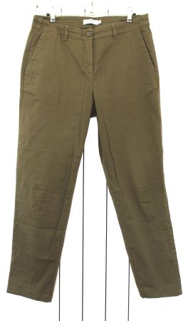 Damenhose Khaki, Olivgrün, Gr. eher 38/40