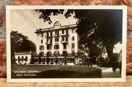 HOTEL INTERLAKEN am Höheweg - Berner Oberland - Werbe AK