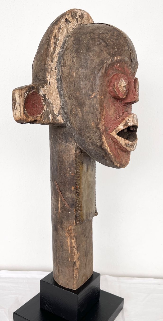 Skulpturen & Statuen: seltene ausdrucksstarke alte Tsogho Figur Gabun Höhe 41 cm – Gebraucht aus Rüthi (Rheintal) von Kunsthaus777 8