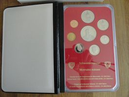 Schweizer Münzsatz 1990, Polierte Platte, Guter Zustand!