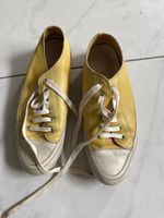 Candice Cooper Lederschuhe Gelb/Weiss, Top Zustand, Gr. 38