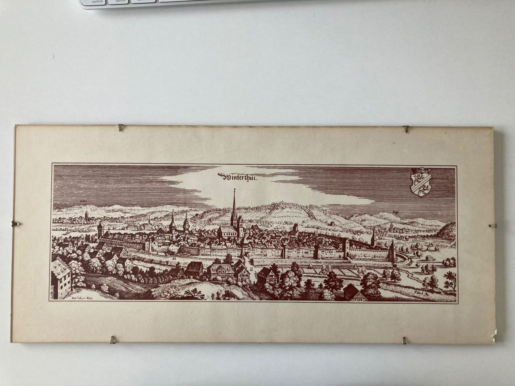 Stiche: Kupferstich Winterthur  "Zum heiligen Berg" – Gebraucht aus Humlikon von simi_simi