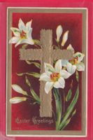 PRÄGEKARTE, EASTER GREETINGS, 1917