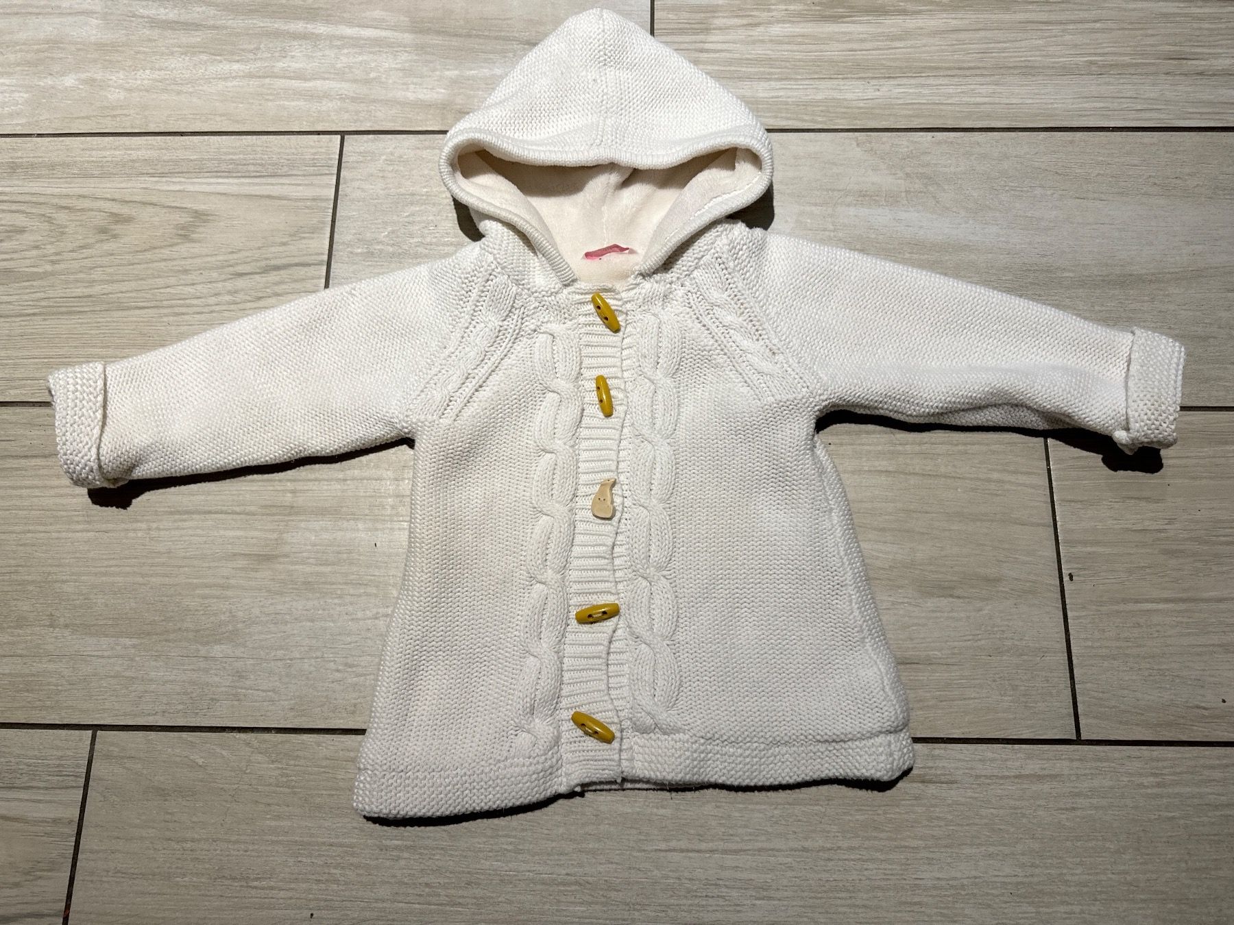 Giacche & Cappotti: Winterjacke Mädchen,Grösse 98, smile, Teddyfutter, Kapuze – Usato da Dittingen venduto da Estrella46