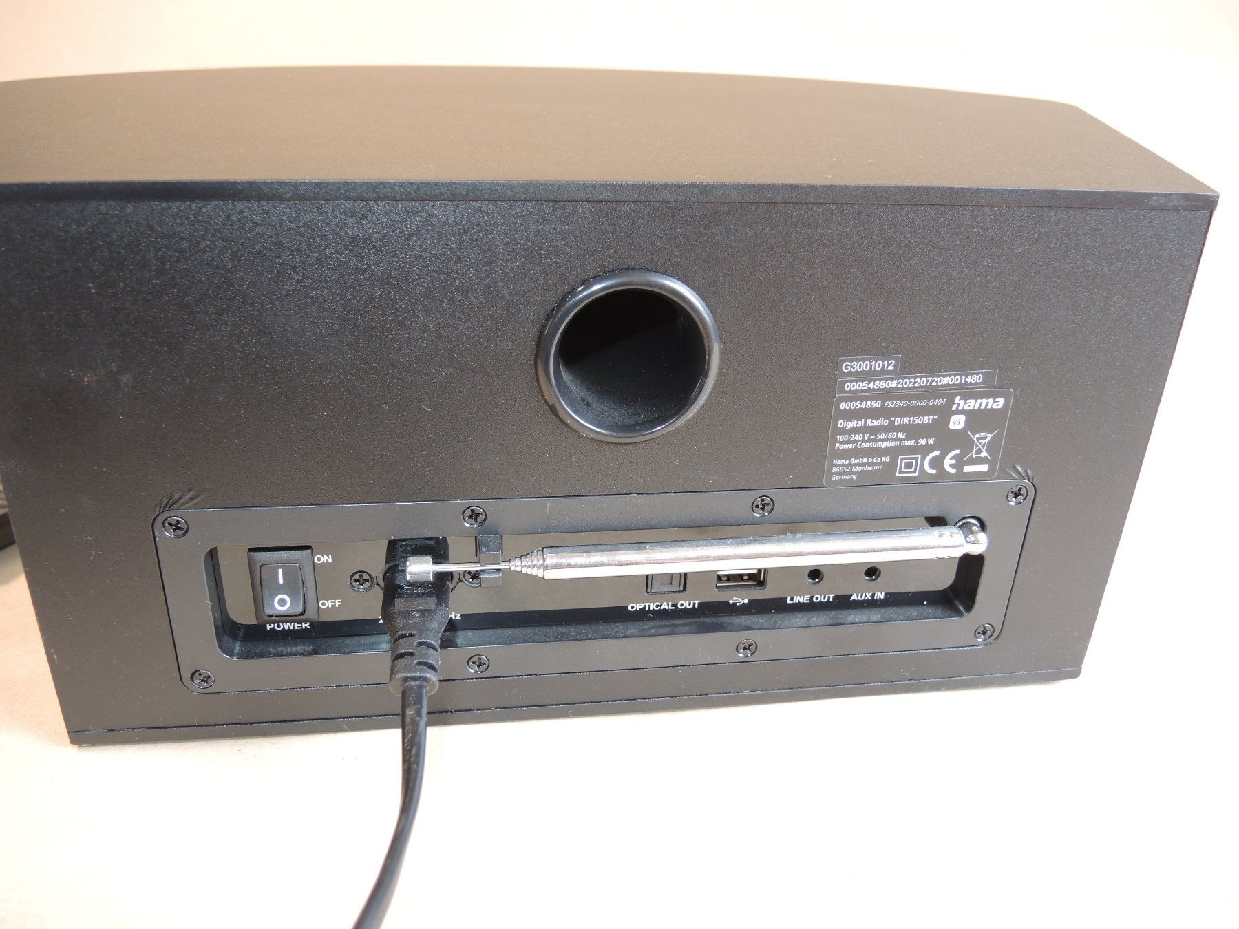 Hama Radio: Hama DIR150BT Digitalradio DAB+ mit Fernbedienung Bluetooth – Usato da Rorschach venduto da maeck8 7