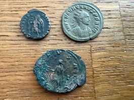 3 Antike Römische Münze, Bodenfunde Münzen Rom