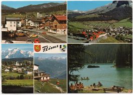FLIMS-DORF Postplatz, Auto, VW-Käfer, Postauto