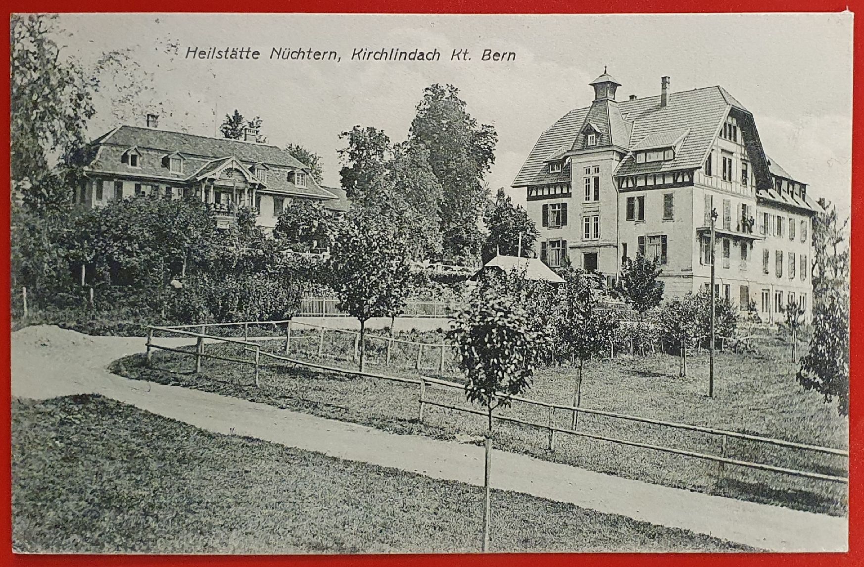 Ansichtskarten: Kirchlindach 1919 - Heimstätte Nüchtern – Gebraucht aus Kreuzlingen von Rschweiz1