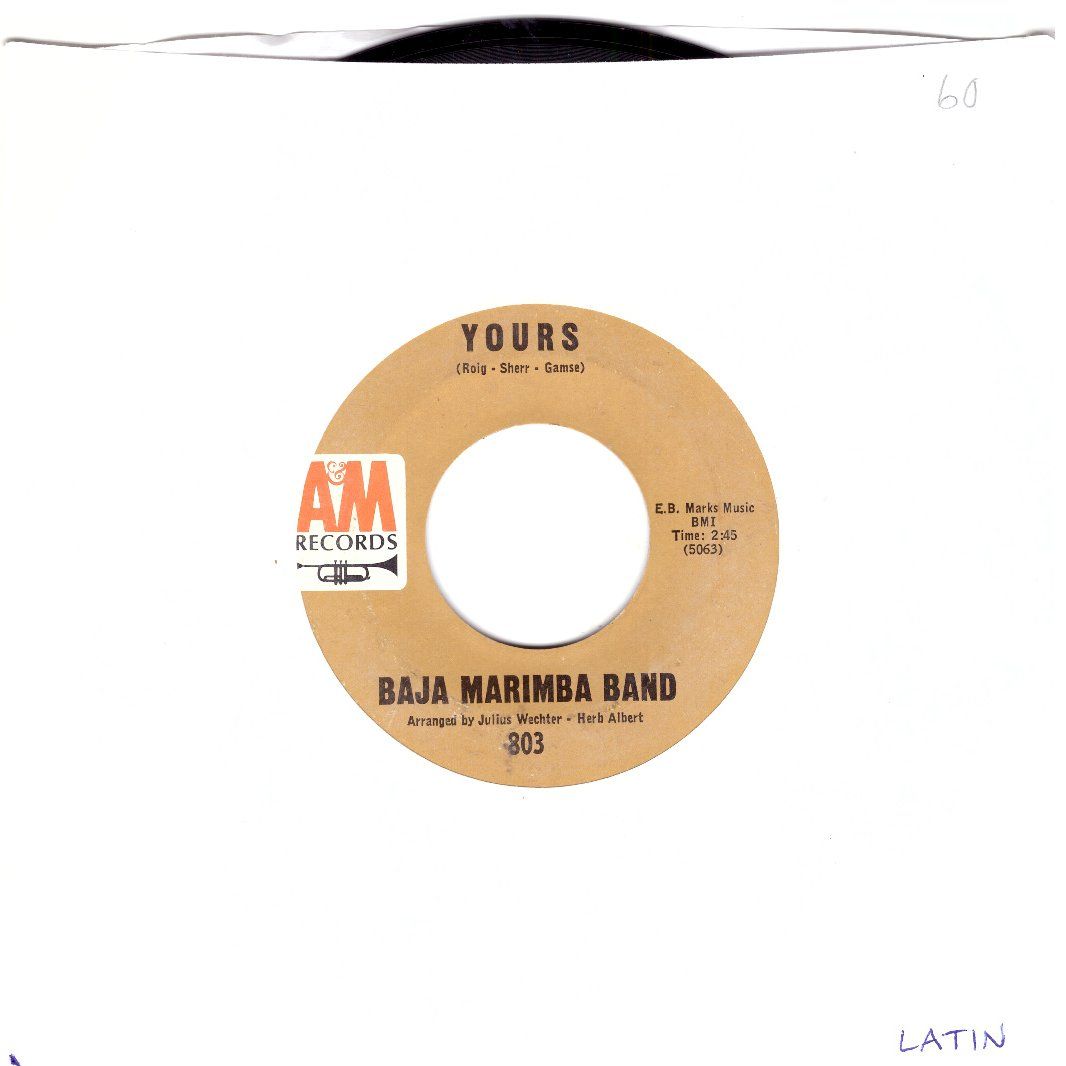 Vinyles: BAJA MARIMBA BAND – D'occasion à Bassersdorf par house-of-vinyl