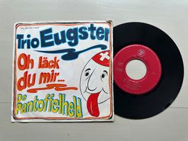 TRIO EUGSTER tolle SWISS Single BOh läck du mir Kult