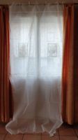 Vorhang Weiss Blumen 2er Set G: ca. 150 x 300cm