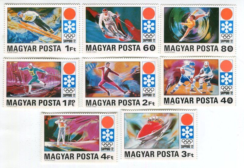 Tutti i francobolli: Briefmarken "Olympische Spiele". Ungarn – Nuovo e nell'imballaggio originale da Basel venduto da Butsch5