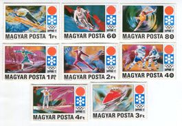 Briefmarken "Olympische Spiele". Ungarn
