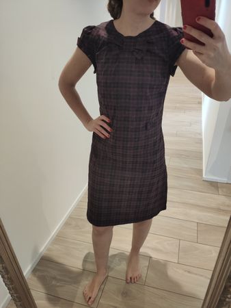 Kleid kariert in Gr. 36