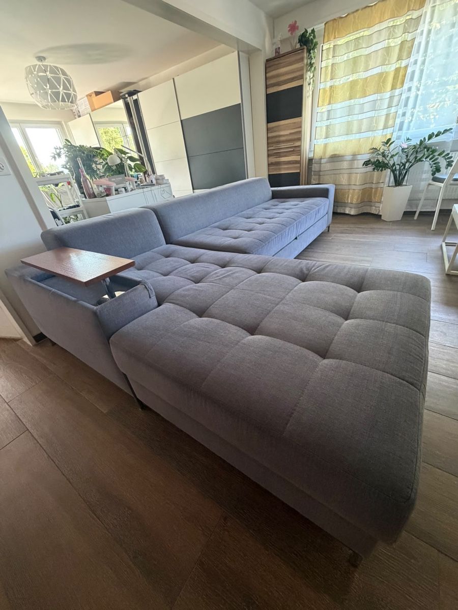 Divani: Ecksofa grau mit Regal – Usato da Meinisberg venduto da Lxcx_471 3