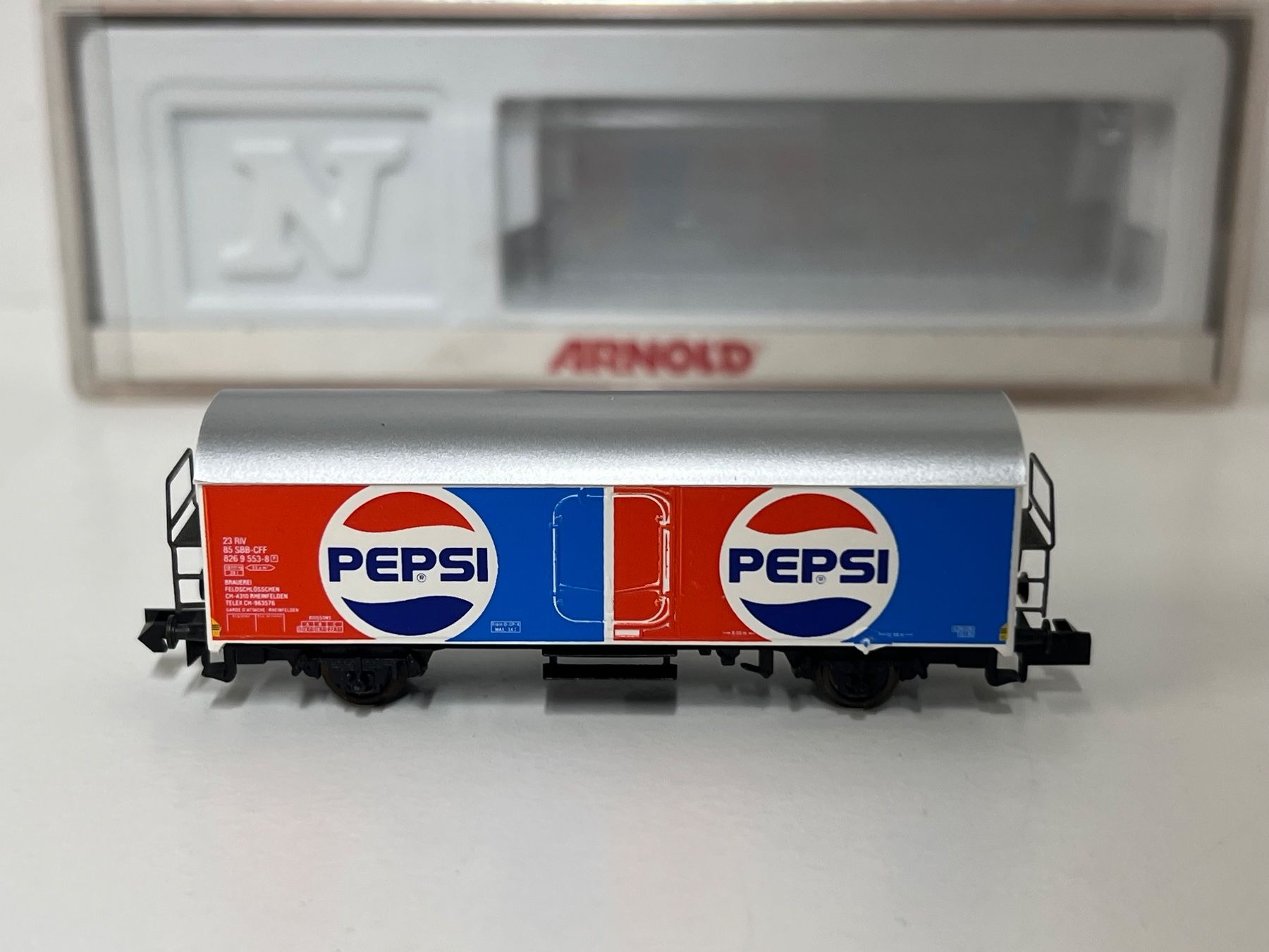Arnold Modelleisenbahnen: ARNOLD 4553 PEPSI SBB  SPUR N – Gebraucht aus Neuenhof von ludovicco 1