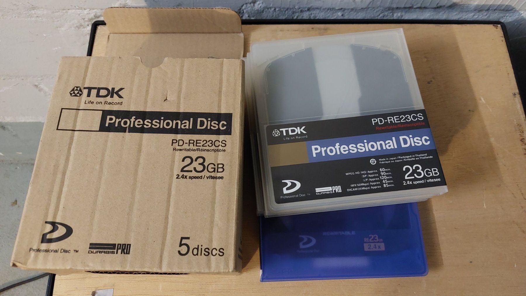 Sony Camcorder: XDCAM Discs - 4 Stk. – Gebraucht aus Rheineck von FMPTV