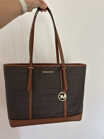 Borsa Michael Kors Voyager Large Signature Tote Bag