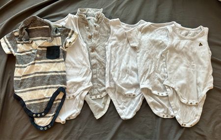 6 Stück Babybody Next, Gap, Nutmeg