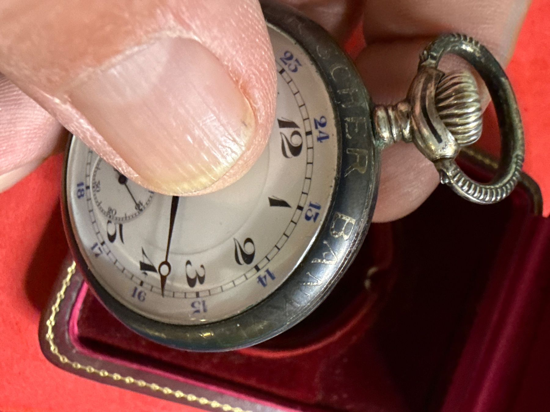 Zenith Uhren: Zenith Taschenuhr echt Silber 49.5 mm – Defekt aus Pfeffingen von Allhandelklgwatches 5